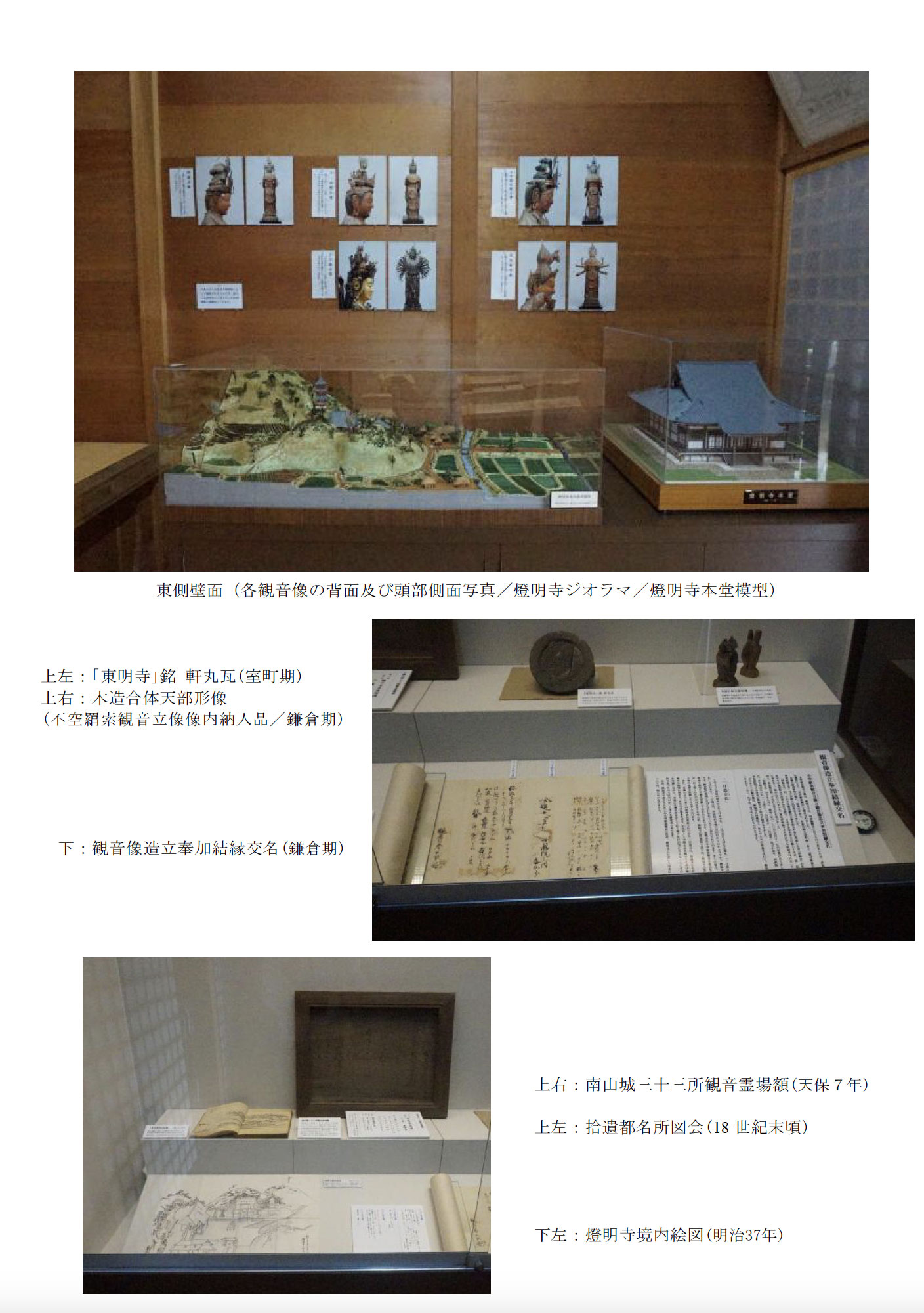 収蔵庫公開当日の状況と展示資料